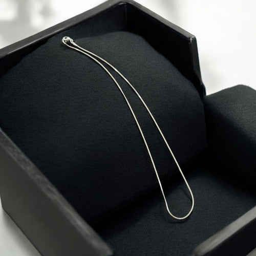 1mm Stainless steel silver chain